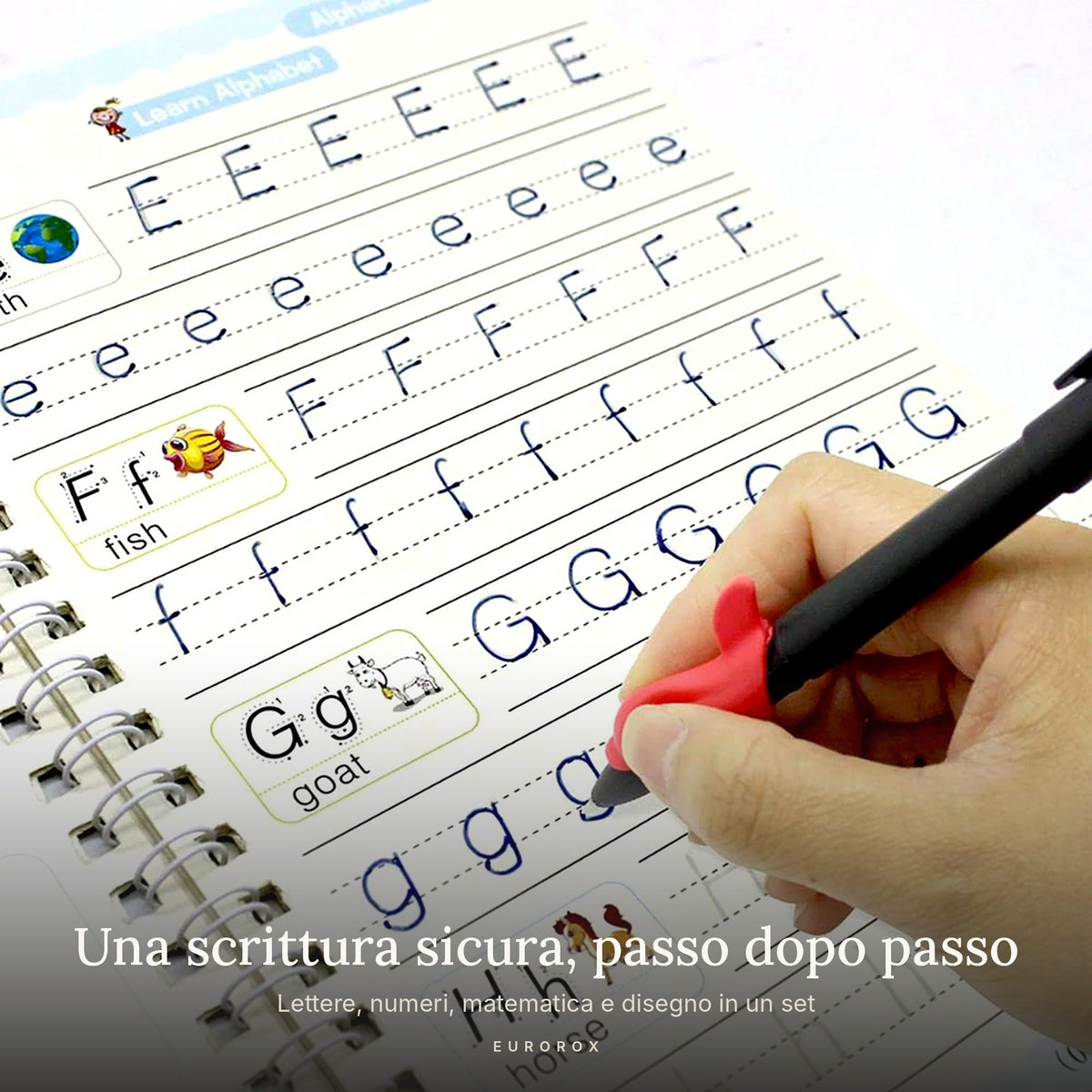 EUROROX™ Magic Writing Practice Book