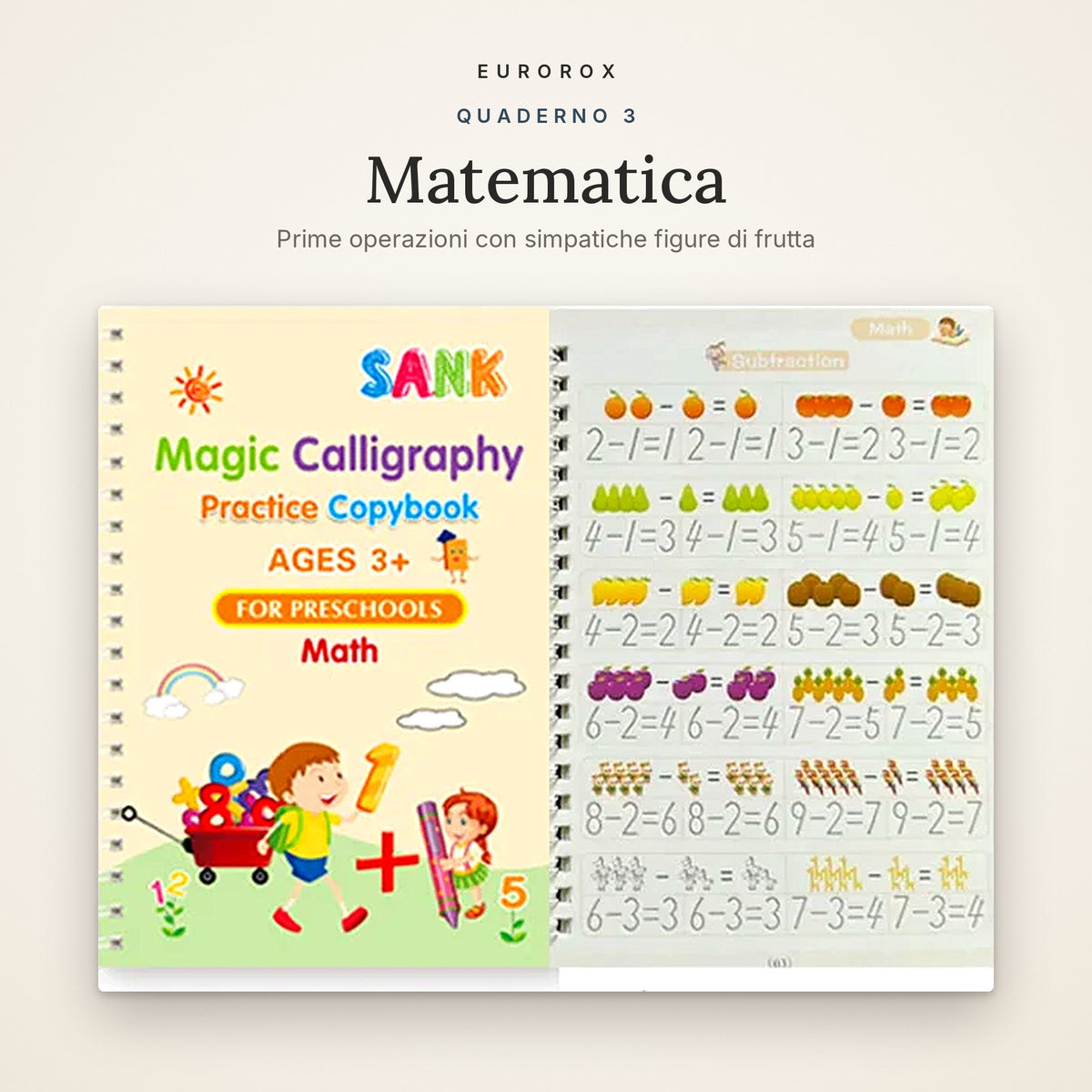 EUROROX™ Magic Writing Practice Book