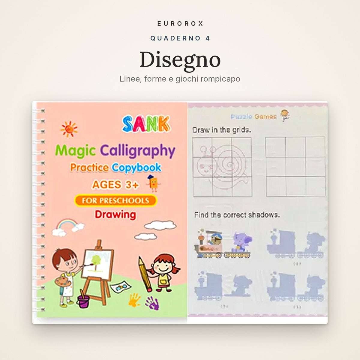 EUROROX™ Magic Writing Practice Book